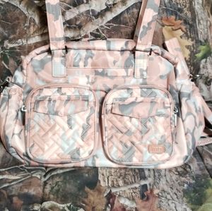Lug Jumper carry all tote camo rose